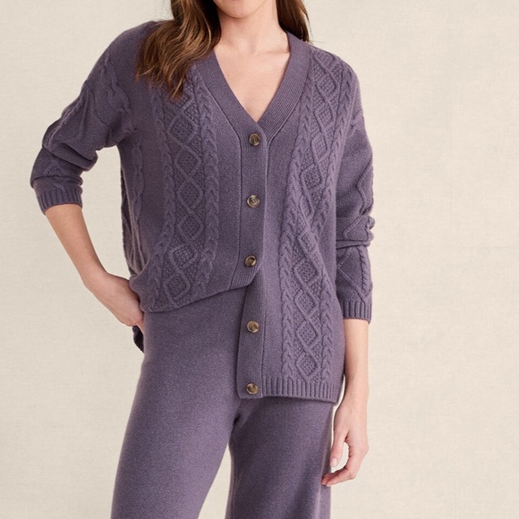 Talbots Sweaters - New - Haven Well Within Cashmere Cable Knit Cardigan